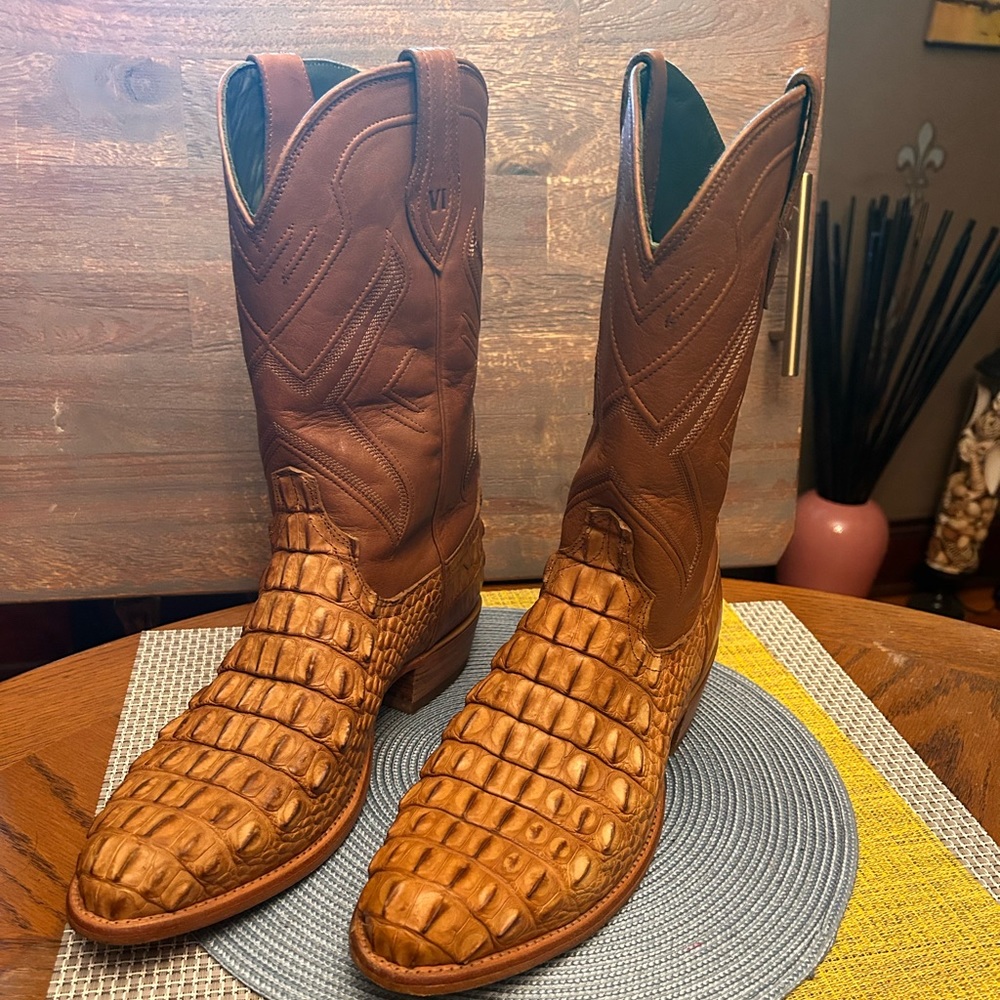 Tecovas alligator boots